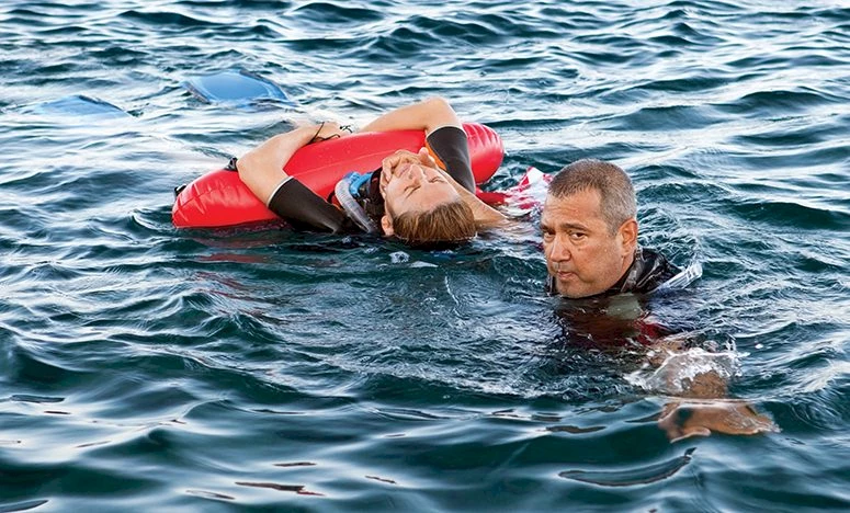 Water rescue in Northern Cyprus