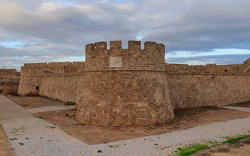 Fortress walls and Othello Tower in Famagusta
