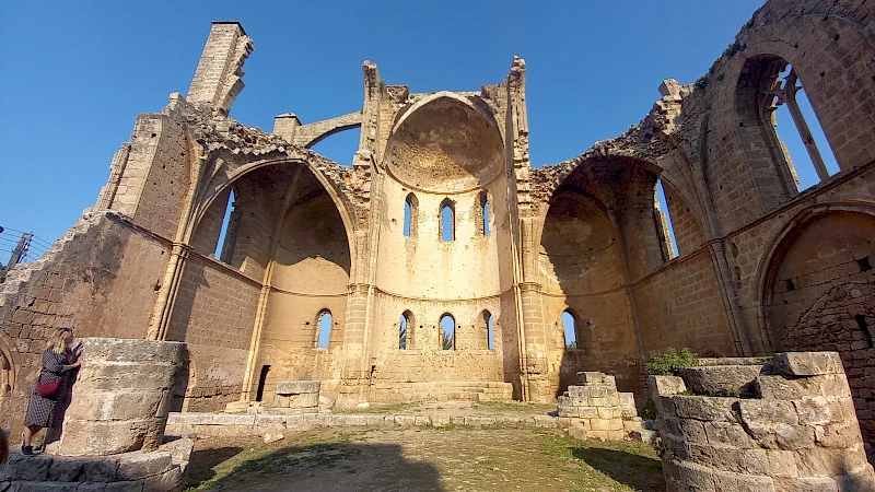 Ruins of a historical building in the Famagusta area
