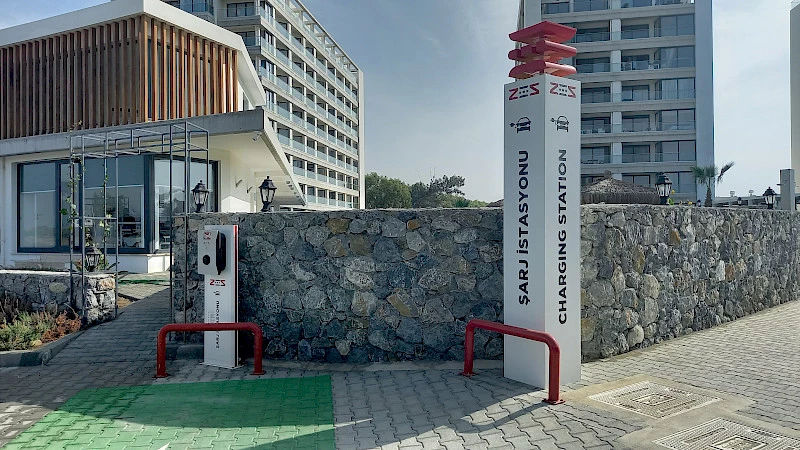 Σταθμός φόρτισης ηλεκτρικών οχημάτων στη Βόρεια Κύπρο