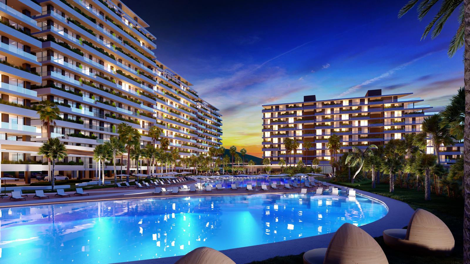 Квартира 1+1 — Grand Sapphire Resort | Искеле